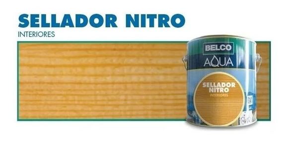 Imagen de Sellador Para Madera Belco Aqua Nitroceluloso 0.9 Lt - Ynter