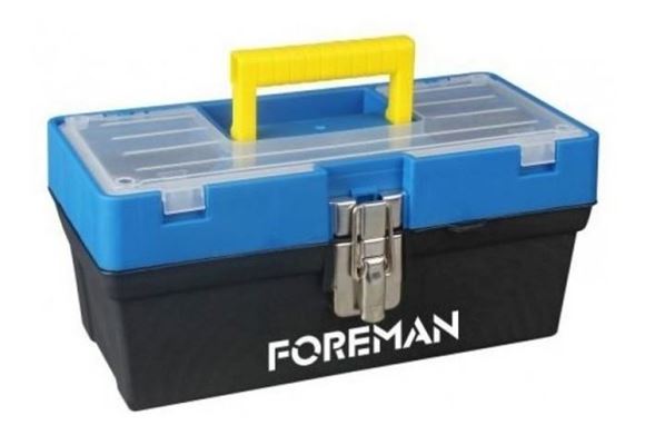 Imagen de Caja De Herramientas Foreman 13pLG Broche Metal - Ynter