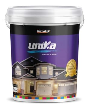 Imagen de Latex Lavable Antibacterial Unika Satinado Al Agua 4l -ynter