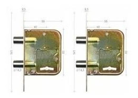 Imagen de Cerrojo Combinado 501 - Ynter Industrial