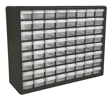 Imagen de Organizador De 64 Gavetas 51x40x16cm Truper - Ynter