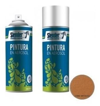 Imagen de Esmalte Aerosol Slender 400ml Cobre Super Metalizado - Ynter