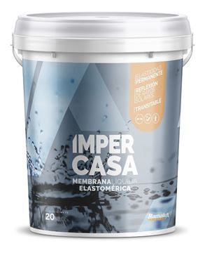 Imagen de Impercasa Membrana Liquida Blanca 20kg - Ynter Industrial