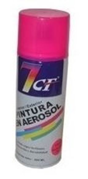 Imagen de Esmalte Aerosol 7cf 400ml Rosado Fluorescente - Ynter