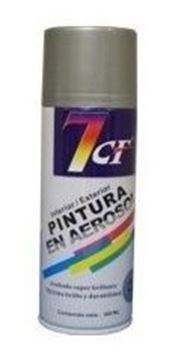 Imagen de Esmalte Aerosol 7cf 400ml Plata Alta Temperatura - Ynter