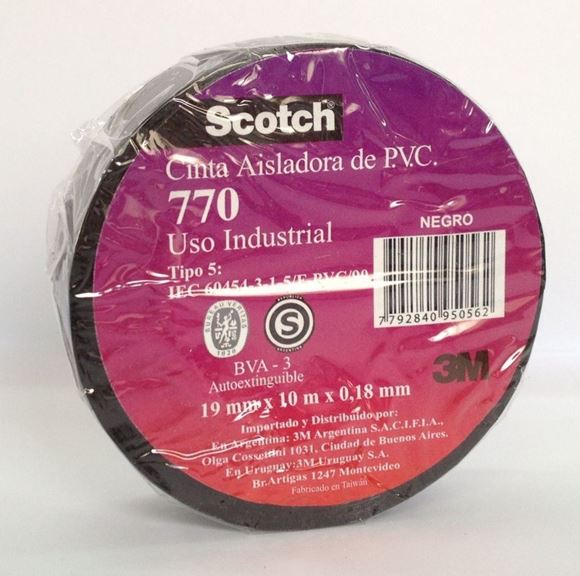 Imagen de Cinta Scotch Aislante Pvc 3m 16130 - Ynter Industrial