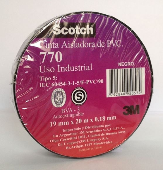 Imagen de Cinta Scotch Aislante Pvc 3m 16123 - Ynter Industrial