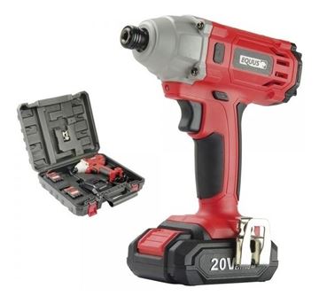 Imagen de Atornillador Impacto Equus Bateria 20v 2bat Ynter Industrial