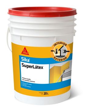 Imagen de Pintura latex superlavable SIKA SUPERLATEX 20lt - Ynter Industrial