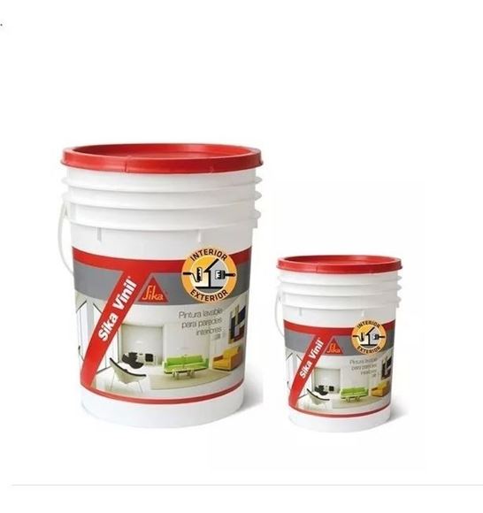 Imagen de Pintura mate p/pared SIKA VINIL 4+20lt - Ynter Industrial