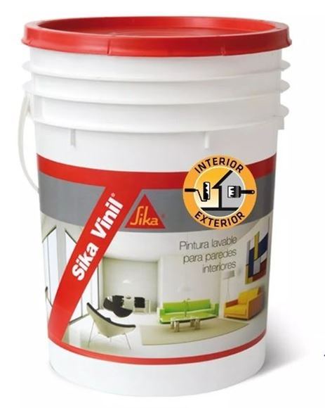 Imagen de Pintura mate p/pared SIKA VINIL 20lt - Ynter Industrial