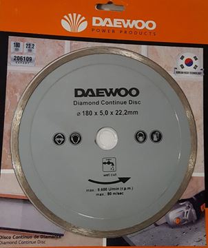 Imagen de Disco Diamantado Continuo Daewoo P/marmol/ceramica 22.2mm