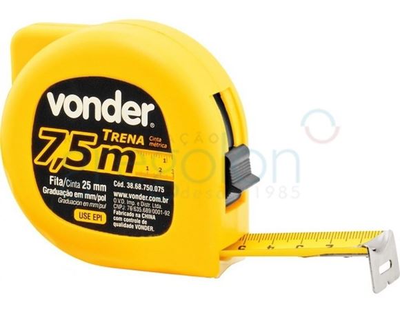 Imagen de Cinta Métrica Vonder 7,5m - Ynter Industrial 