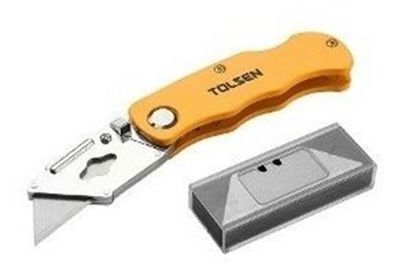 Imagen de Trincheta Tolsen Trapezoidal C/navaja + 5 Hojas - Ynter 