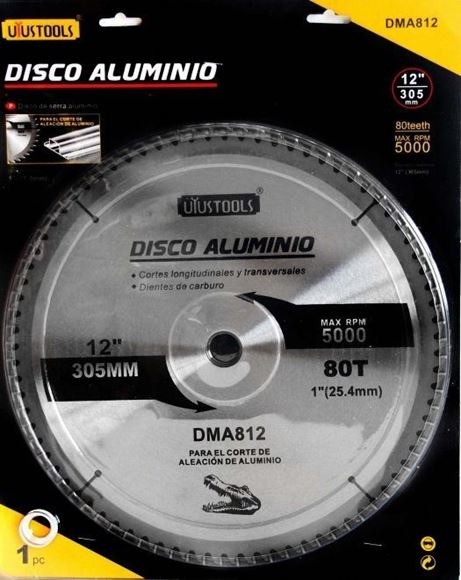 Imagen de Disco Corte Aluminio 12pLG 80t Dma812 - Ynter Industrial