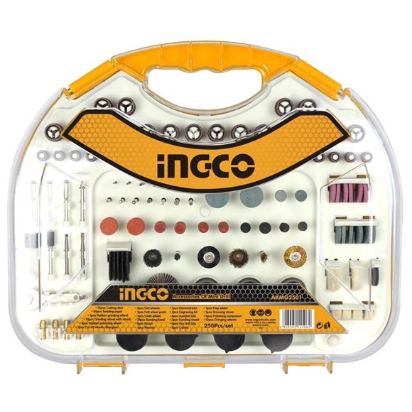 Imagen de Kit 250 pcs fresas para mini torno Ingco - Ynter Industrial