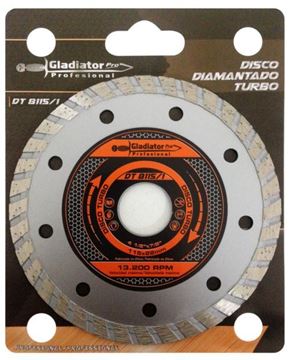 Imagen de Discos diamantados  Gladiator 115 x 22mm - Ynter Industrial