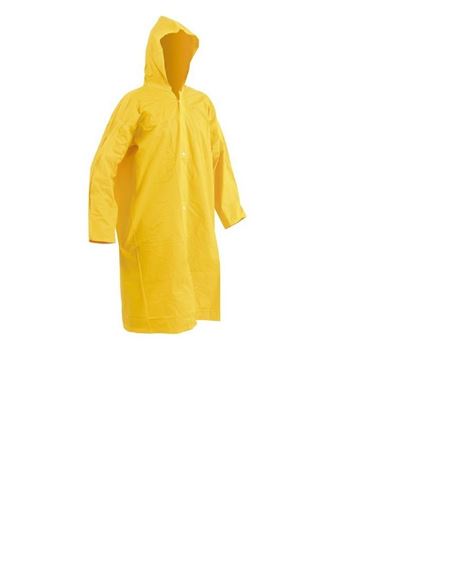Imagen de capa lluvia pvc amarilla c/capucha VONDER- Ynter Industrial