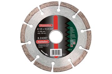 Imagen de Disco diamantado METABO  125X22,23MM- Ynter Industrial