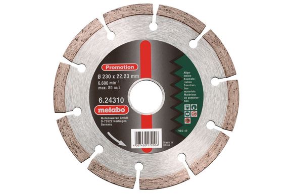 Imagen de Disco diamantado METABO 230X22,23MM- Ynter Industrial