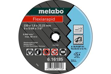 Imagen de Disco METABO flexiamant 230X1,9X22,23- Ynter Industrial