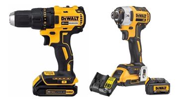 Imagen de Llave de impacto 1/2" DEWALT LITIO 20V 3A 204Nm- Ynter Industrial