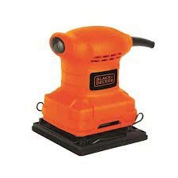 Imagen de Lijadora orbital de palma Black & Decker 200w 1/4 - Ynter Industrial