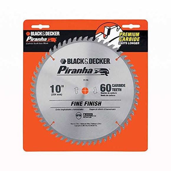 Imagen de Sierra circular 10"x 60 d Black & Decker corte fino p/STST1825  - Ynter Industrial