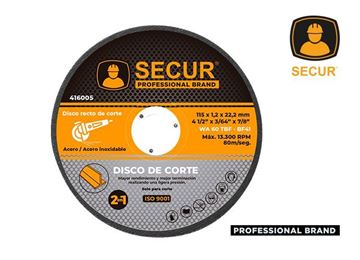 Imagen de Disco corte 9" 230 x 1.8mm Secur - Ynter Industrial