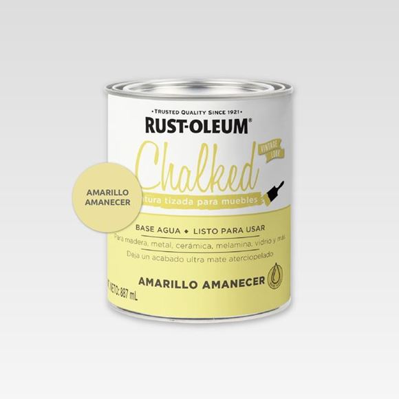 Imagen de Pintura Rust Oleum Brochable Amarillo Amanecer 0,887 L - Ynter Industrial