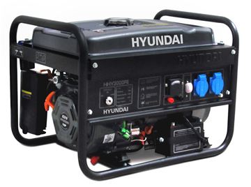 Imagen de Generador Hyundai 3300w HHY3000FE Arranque electrico - Ynter