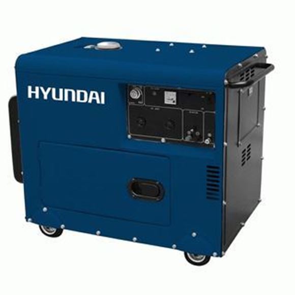 Imagen de Generador Hyundai  diésel trifásico insonorizado 8KVA - Ynter Industrial