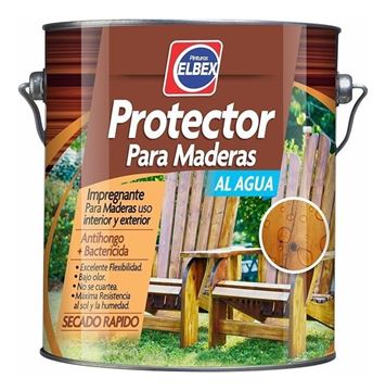 Imagen de Protector de madera base agua Elbex 1lt- Ynter Industrial