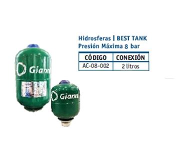 Imagen de Hidrosfera Best Tank Gianni 2litros- Ynter Industhrial