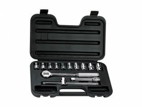 Imagen de Juego de dados Stanley enc. 1/2" 14pcs 10-22mm plast- Ynter