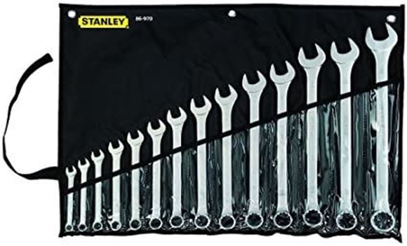 Imagen de Juego llaves combinadas Stanley basic 1/4" - 1" 13pcs- Ynter -