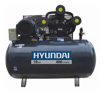 Imagen de Compresor Hyundai HYC400C 400lts 10HP Trif. 220V- Ynter Industrial