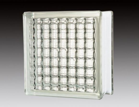 Imagen de Ladrillo de vidrio JH007 cristal paralle-Ynter Industrial
