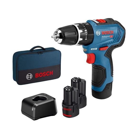 Imagen de Taladro Atornillador 12v C/ Percut Bosch A Batería  | Ynter