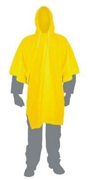 Imagen de Capa poncho c/capucha amarillo PRETUL PVC  talle único-Ynter Industrial