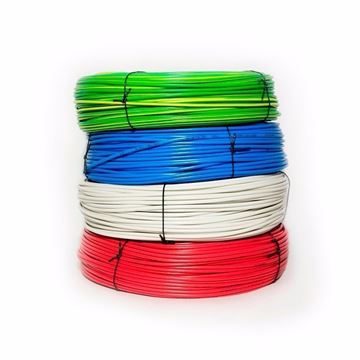 Imagen de Cable plástico flexible interior 6.00mm x 100mts varios colores-Ynter Industrial