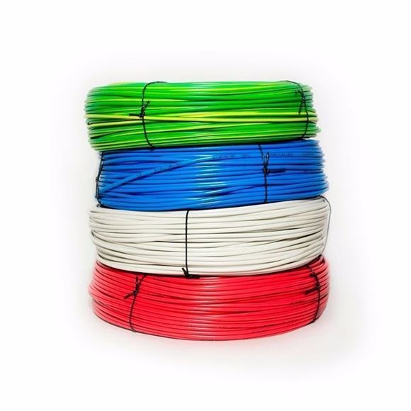 Imagen de Cable plástico flexible interior 35mm x 100mts varios colores-Ynter Industrial