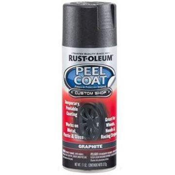 Imagen de Aerosol Rust Oleum peel coat negro brillante 312grs- Ynter Industrial