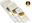 Imagen de Precinto Blanco Secur 6" 150 MM - Ynter Industrial