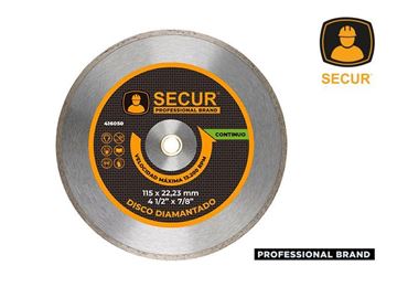 Imagen de Disco diamantado continuo 4.5" Secur - Ynter Industrial