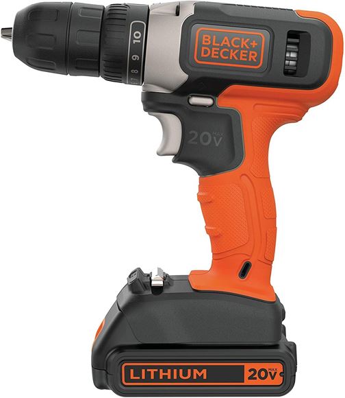 Imagen de Taladro atornillador 20V Black & Decker 1 bat - Ynter Industrial