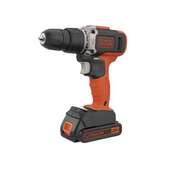 Imagen de Taladro atornillador percutor 20V Black & Decker -Ynter Industrial