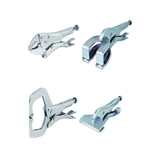 Imagen de Juego  de pinzas morzas para chapista de 4 piezas-Ynter Industrial