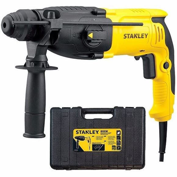 Imagen de Rotomartillo Stanley 800W SDS Pus 26mm c/malet 3/fun- Ynter Industrial