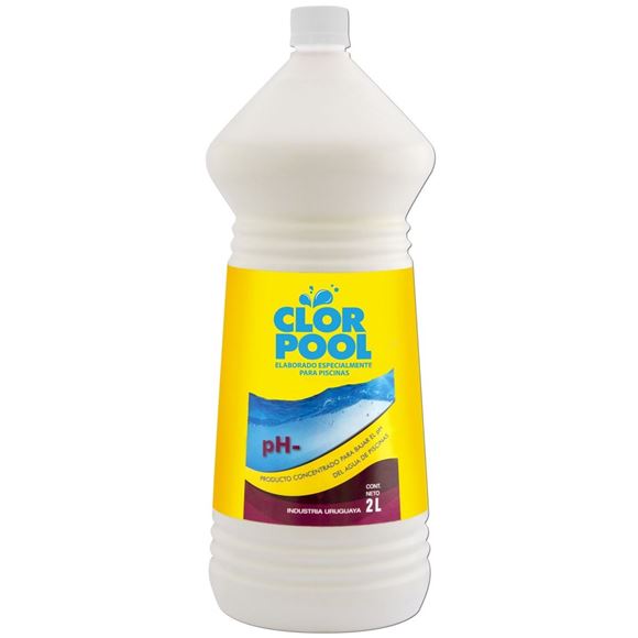 Imagen de Liquido corrector PH- 2lts Clorpool- Ynter Industrial